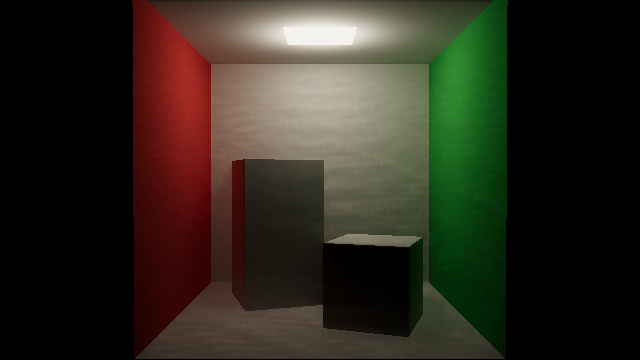 Screen-space GI in a Cornell box