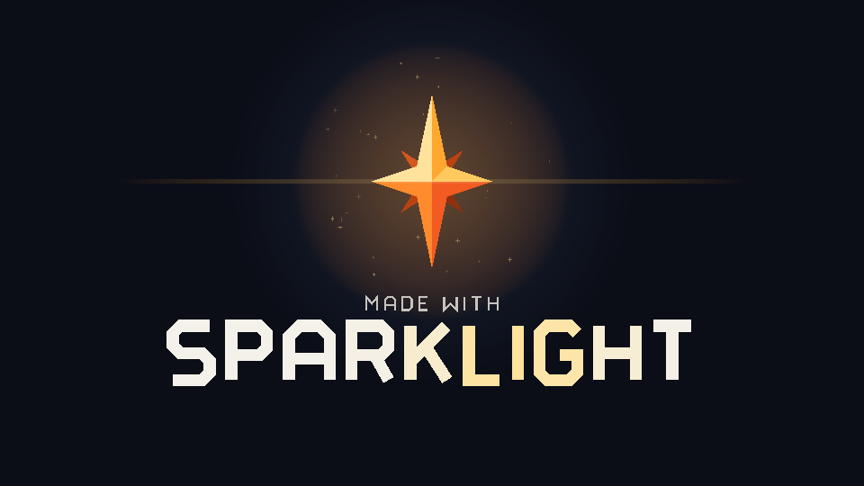 The Made with Sparklight splash screen