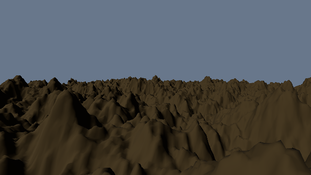 Virtual geometry: cluster-DAG terrain